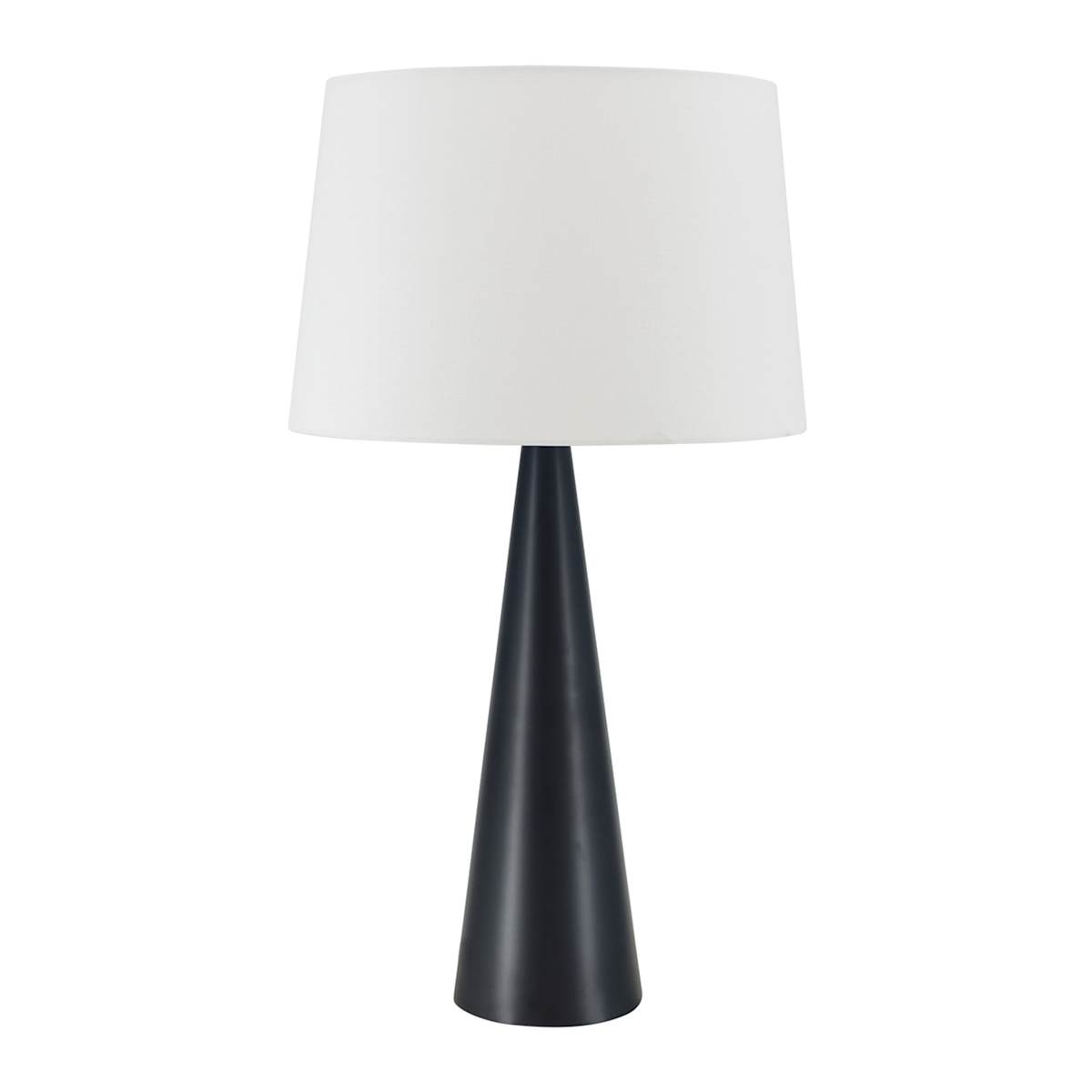 Modern black metal table lamp sale