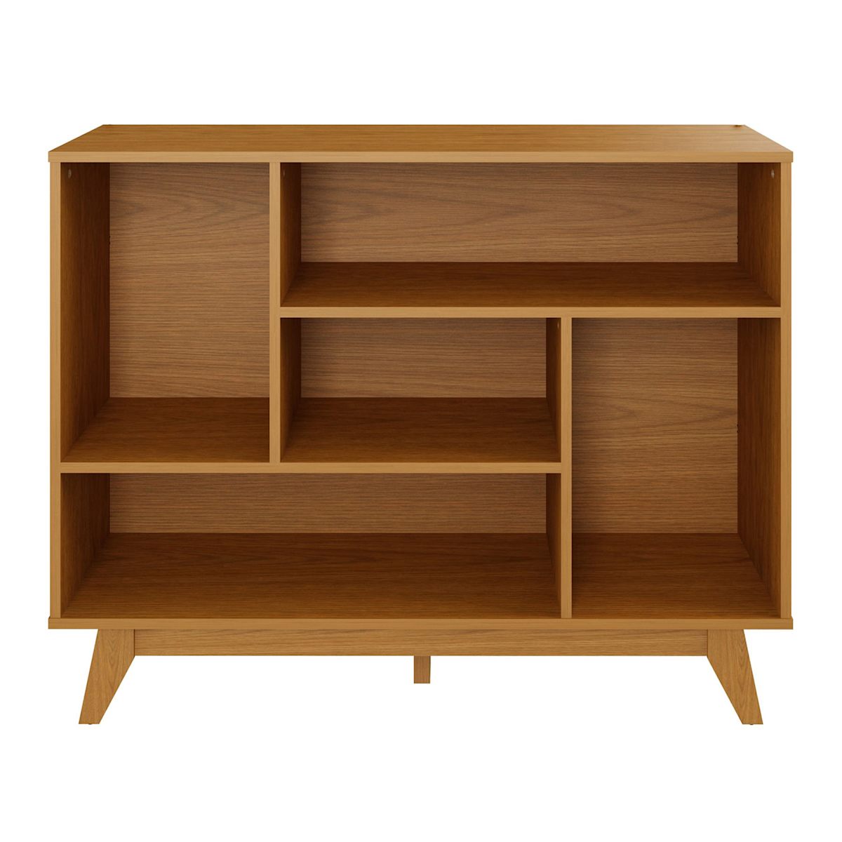 Amherst mid century modern horizontal bookcase cheap