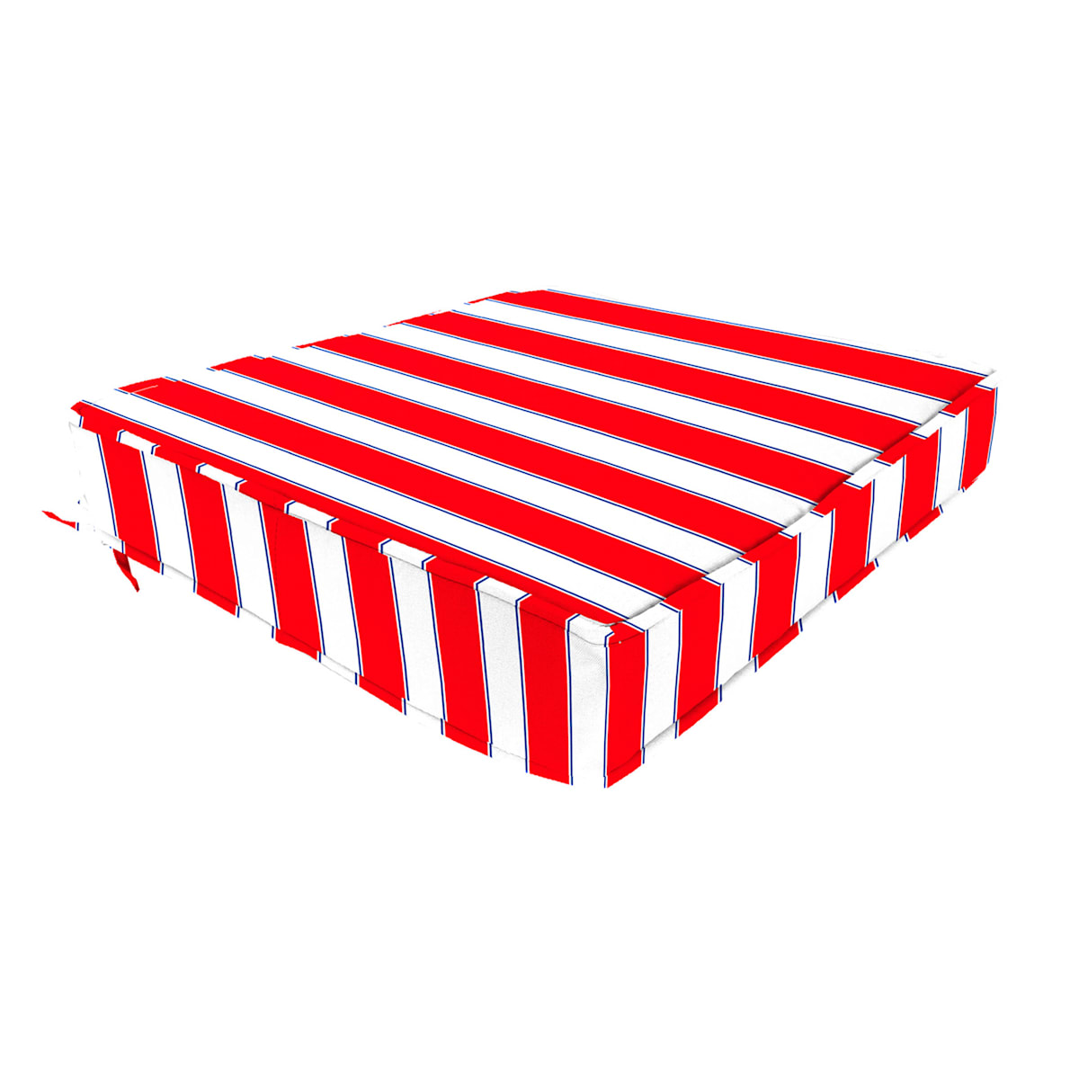 Providence Red White Blue Single Outdoor Deep Seat Cushion