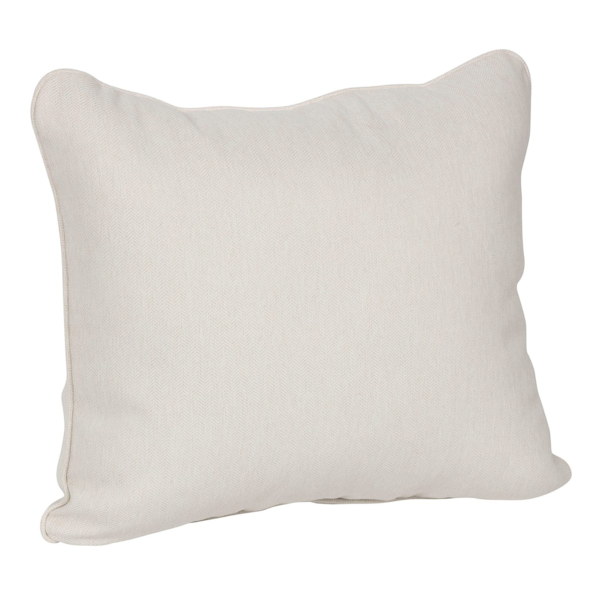Tristan Heather White Premium Outdoor Corded Back Cushion