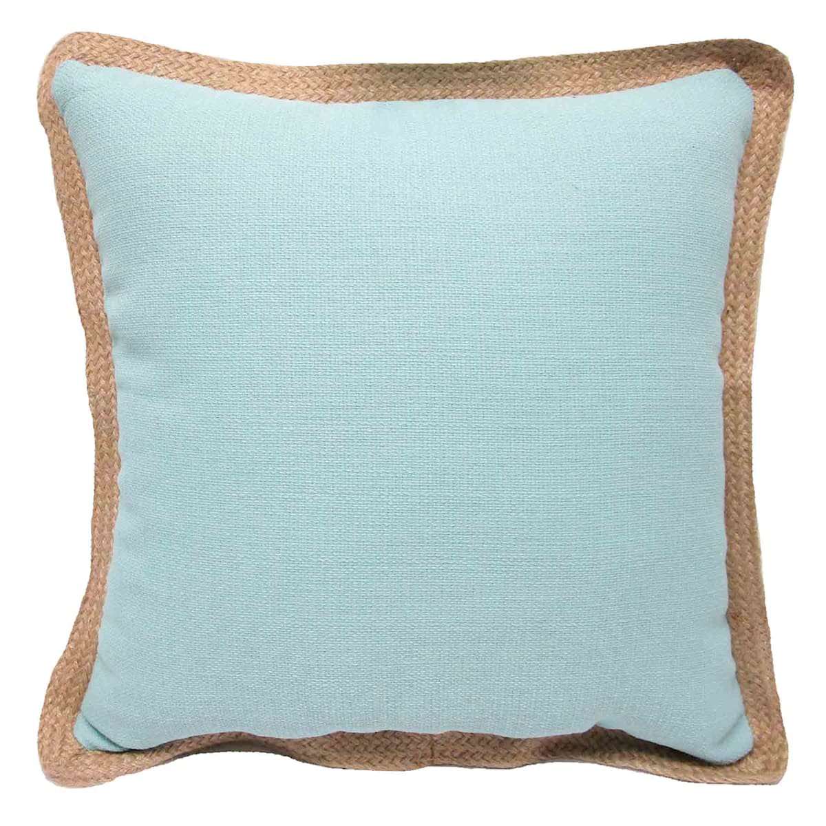 Jute trim outdoor pillow shop