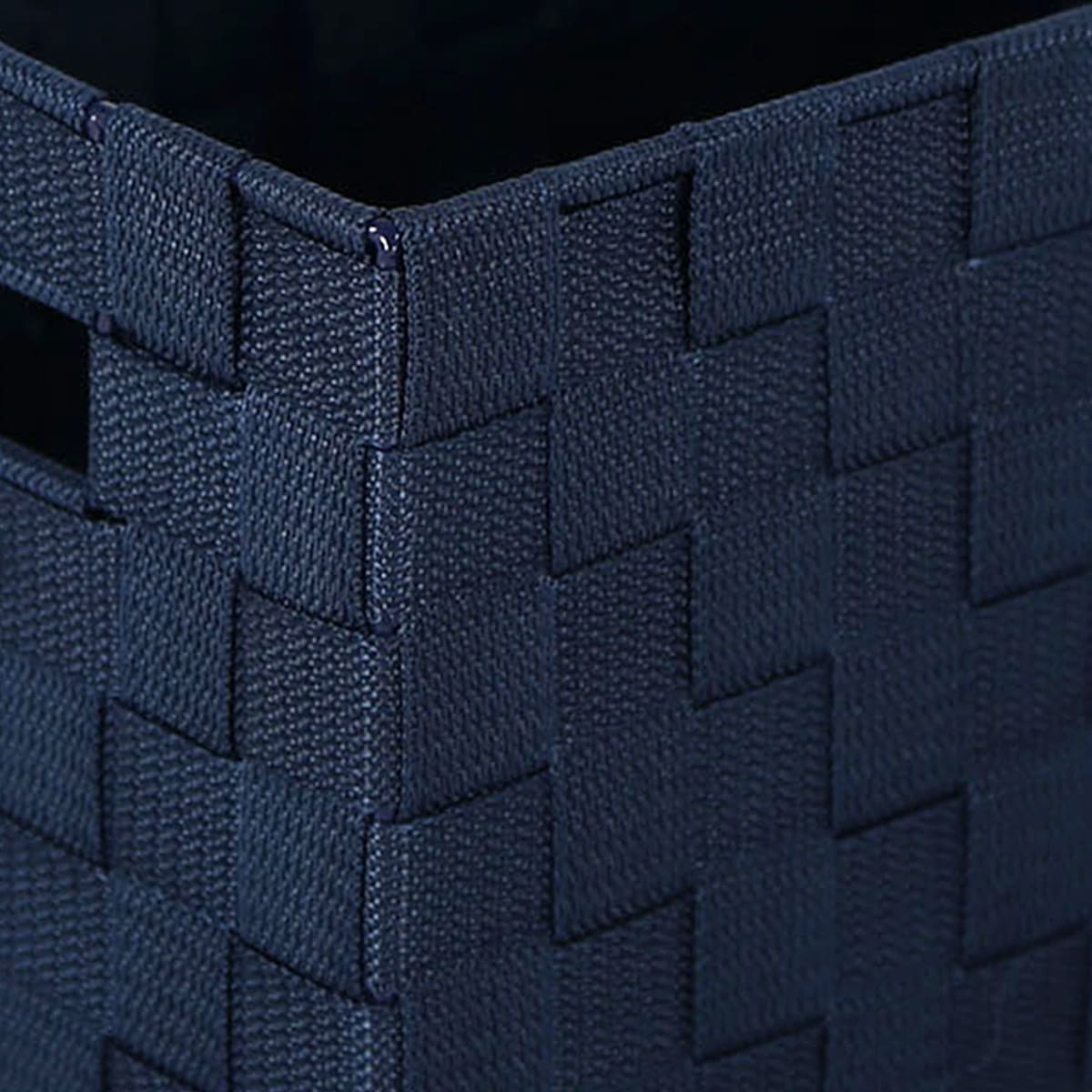 NAVY☆WOVEN BASKET BAG cesta tote ~ medium ~ basket weave – IXOQ