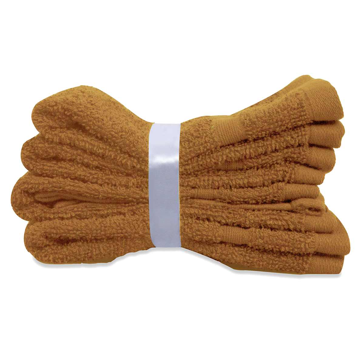4 Pack Essential Orange Washcloths 13