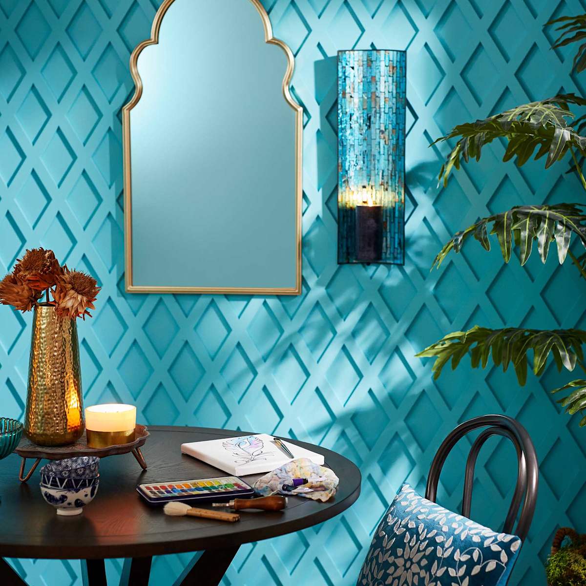 Mosaic wall sconce candle holders on sale
