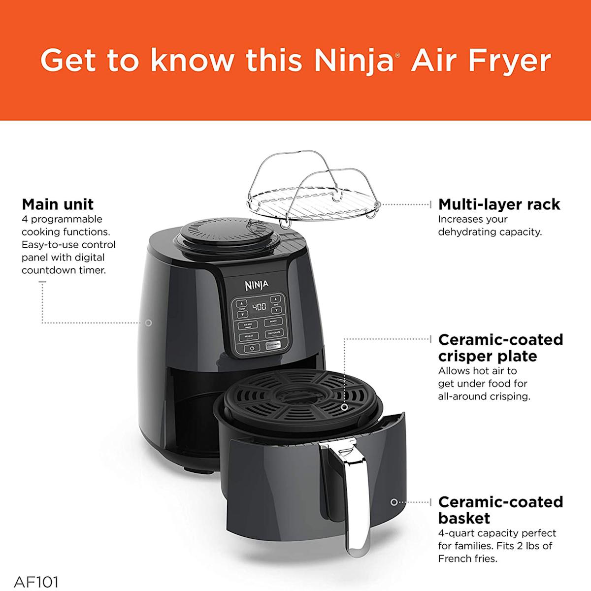 4 quart ninja air fryer clearance