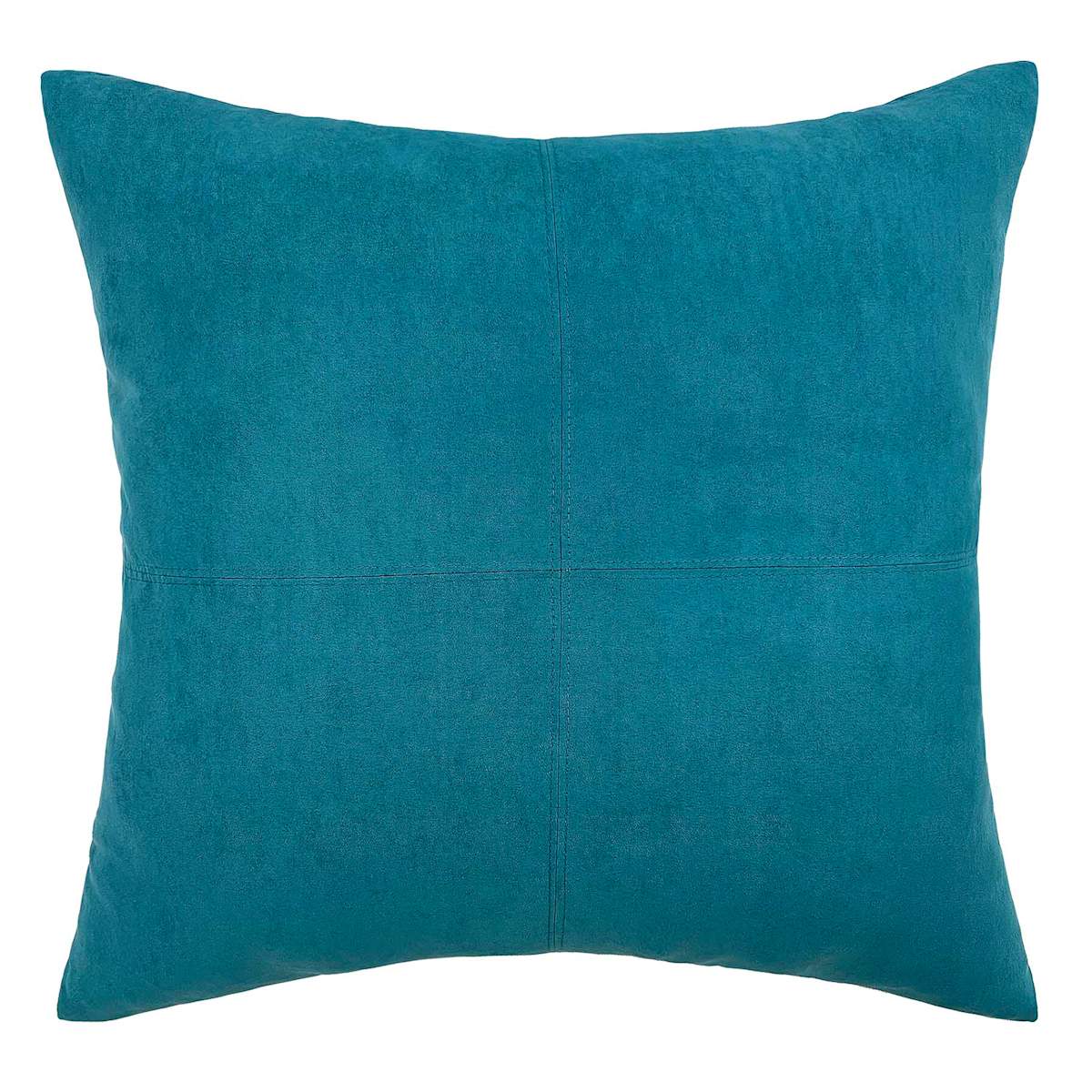 at Home Teal Suede 24 Throw Pillow