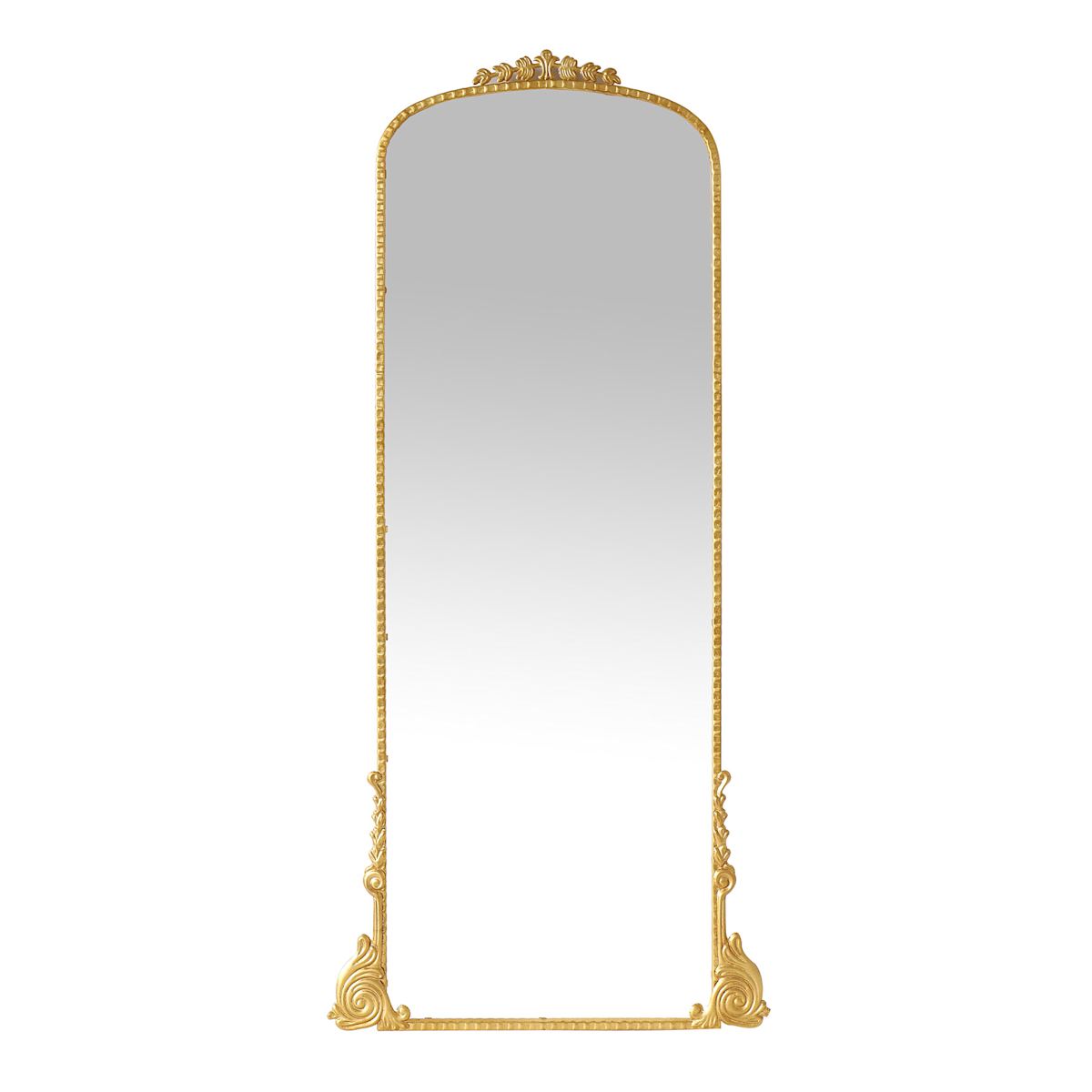 Gold leaner mirror discount