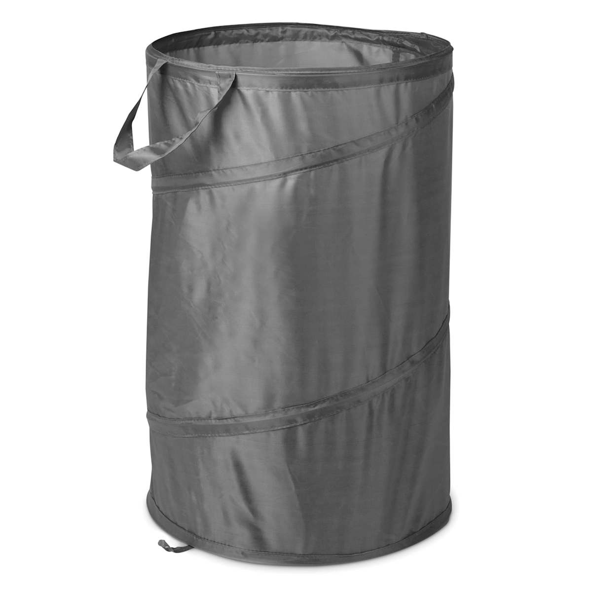 Grey Spiral Pop Up Laundry Hamper