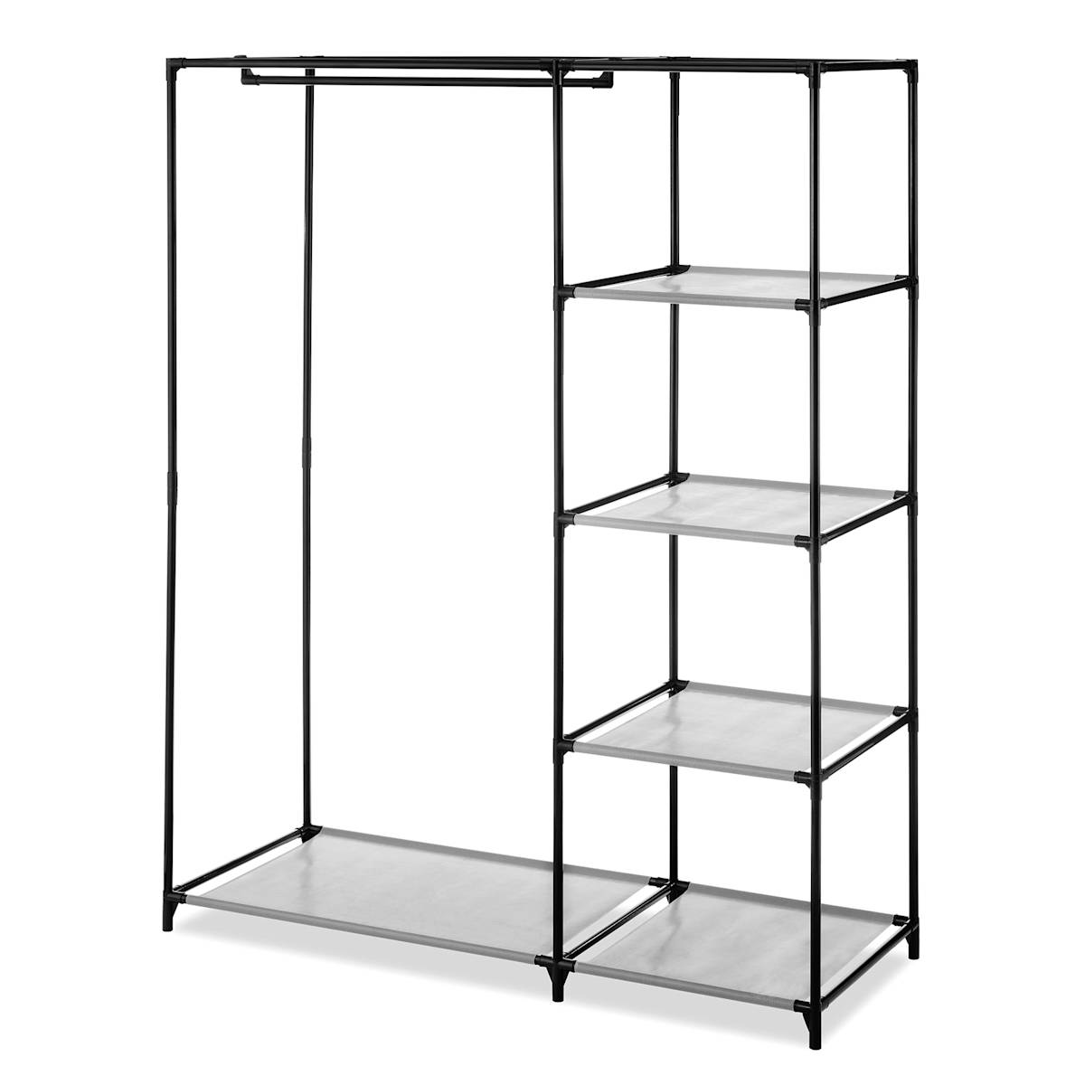 Space Maker Garment Rack Brown