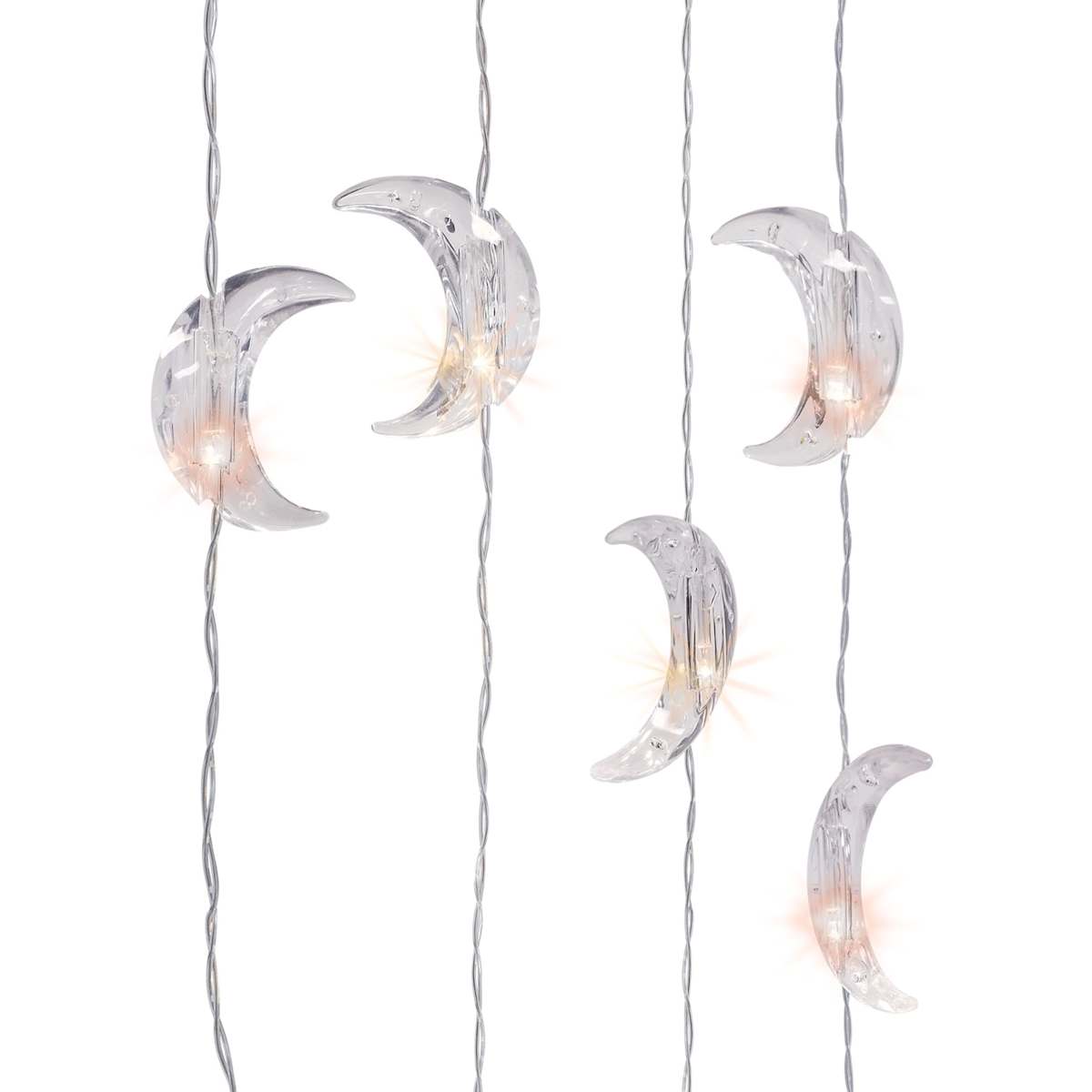 Crescent Moon LED Curtain Light