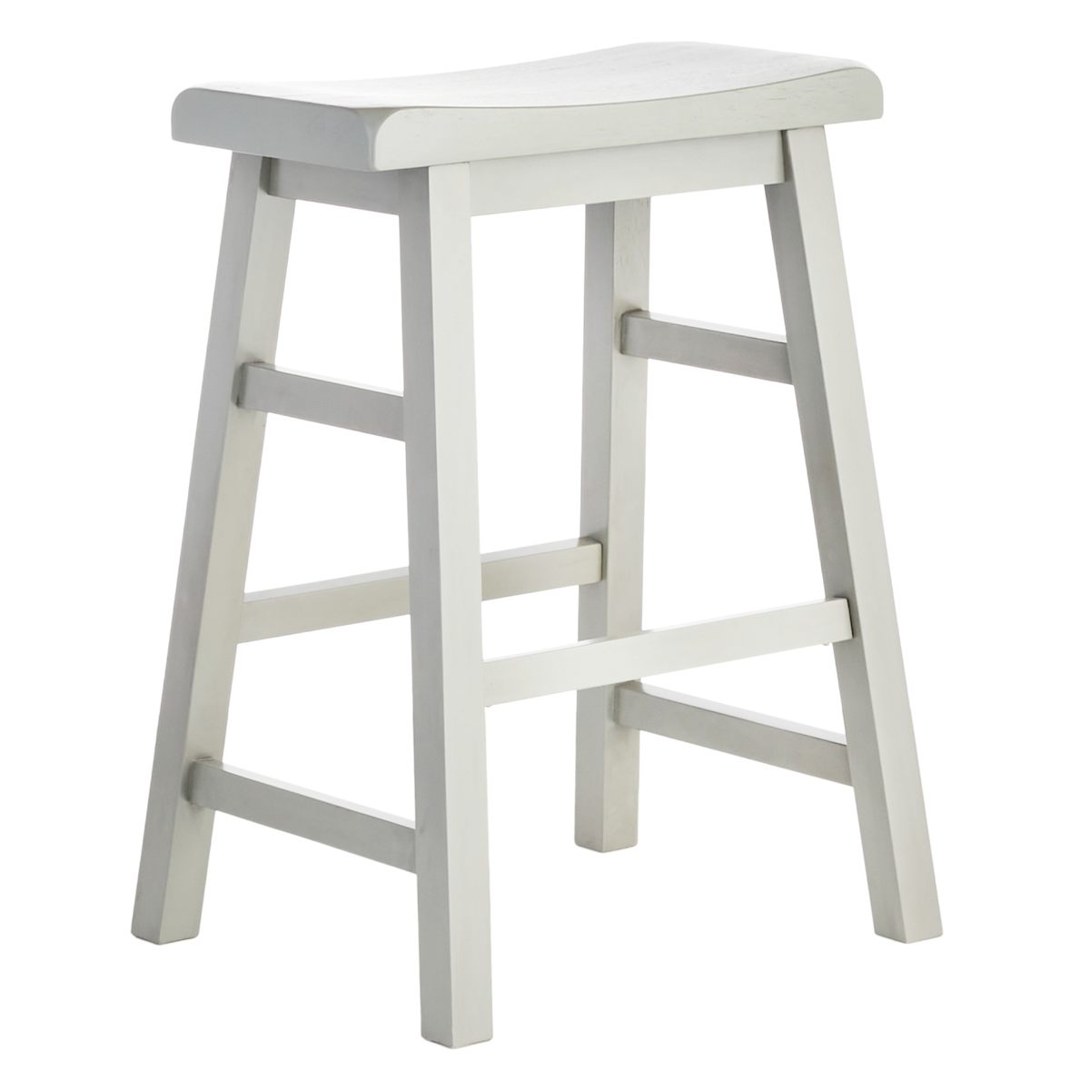 White counter stools backless 2025