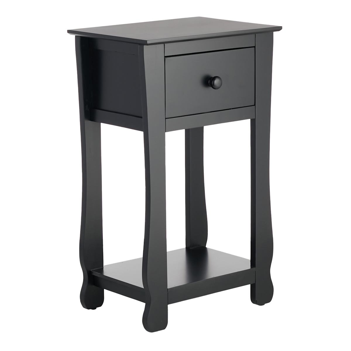 Elegant Black End Table At Home