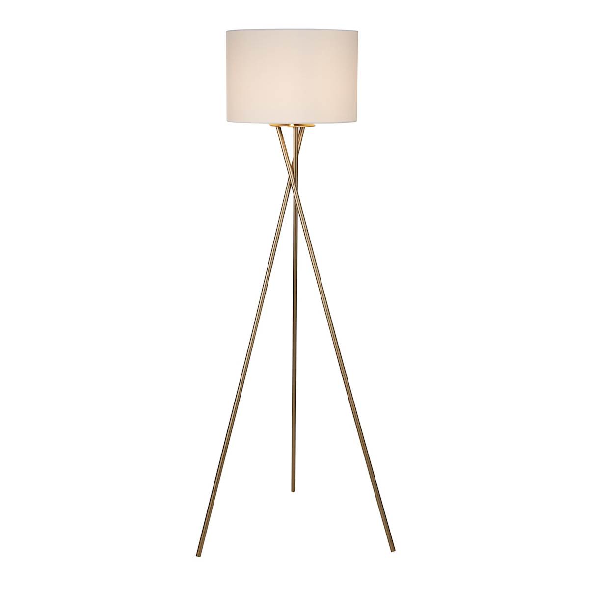 Tripod floor lamp white shade outlet