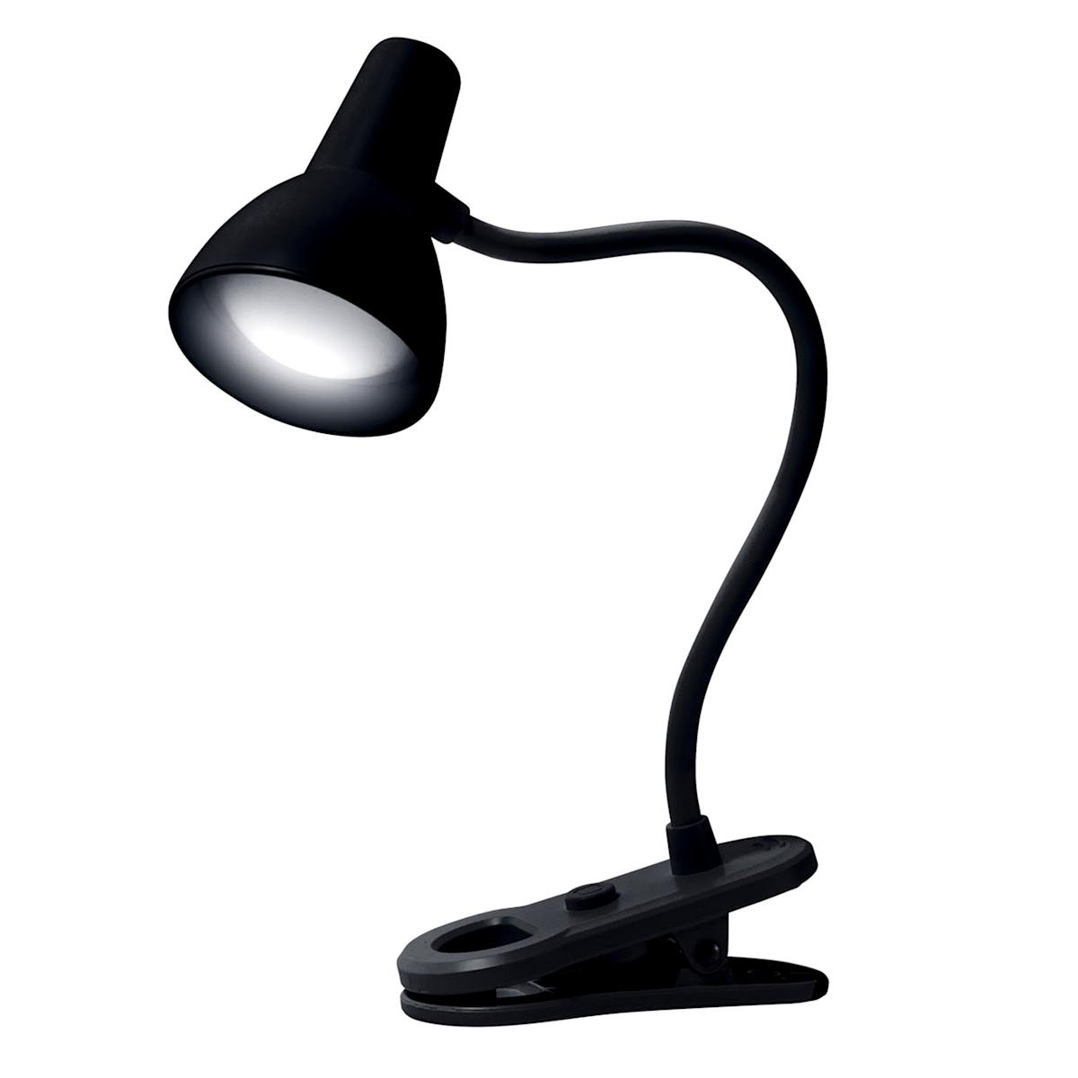 Black LED Clip On Task Lamp 5