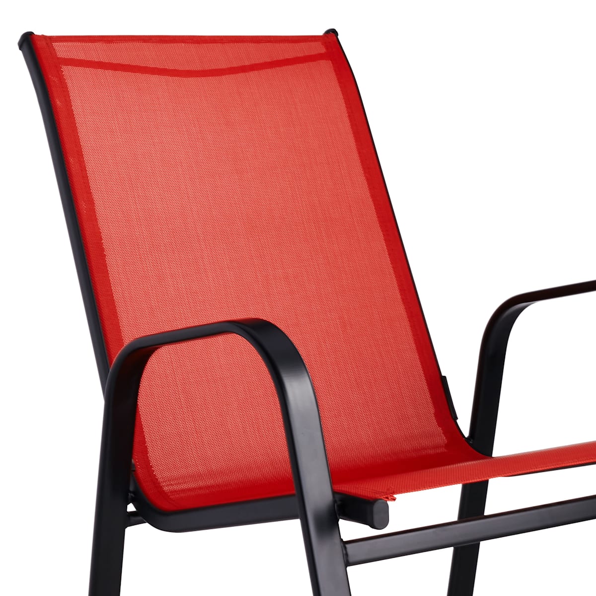Red mesh patio chairs 2025