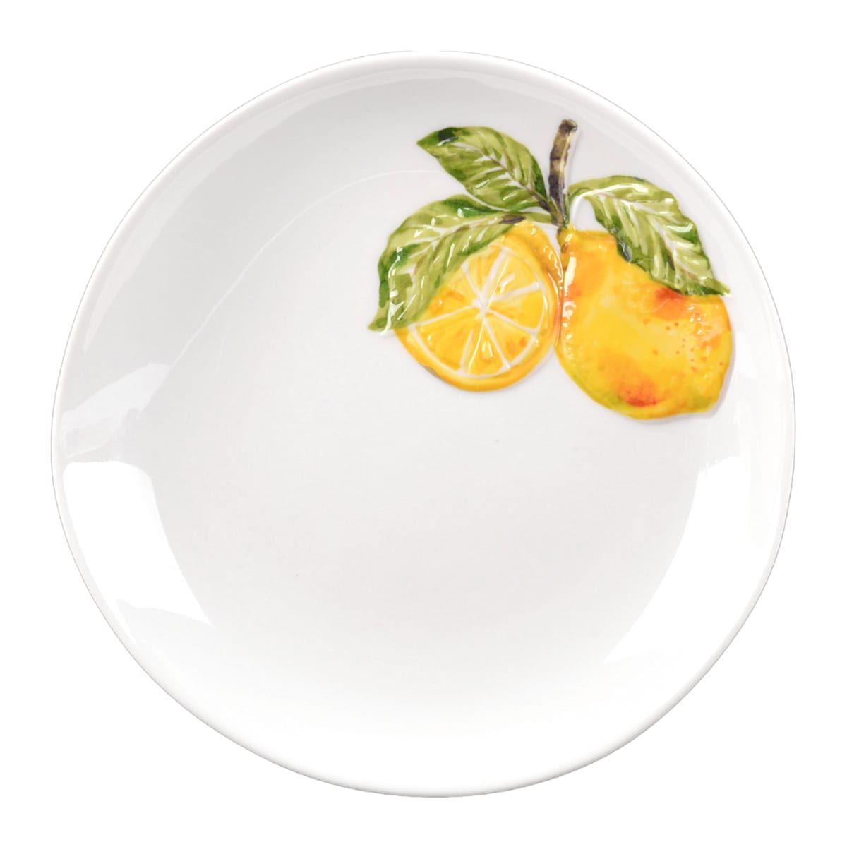 Lemon Print Melamine Salad Plate