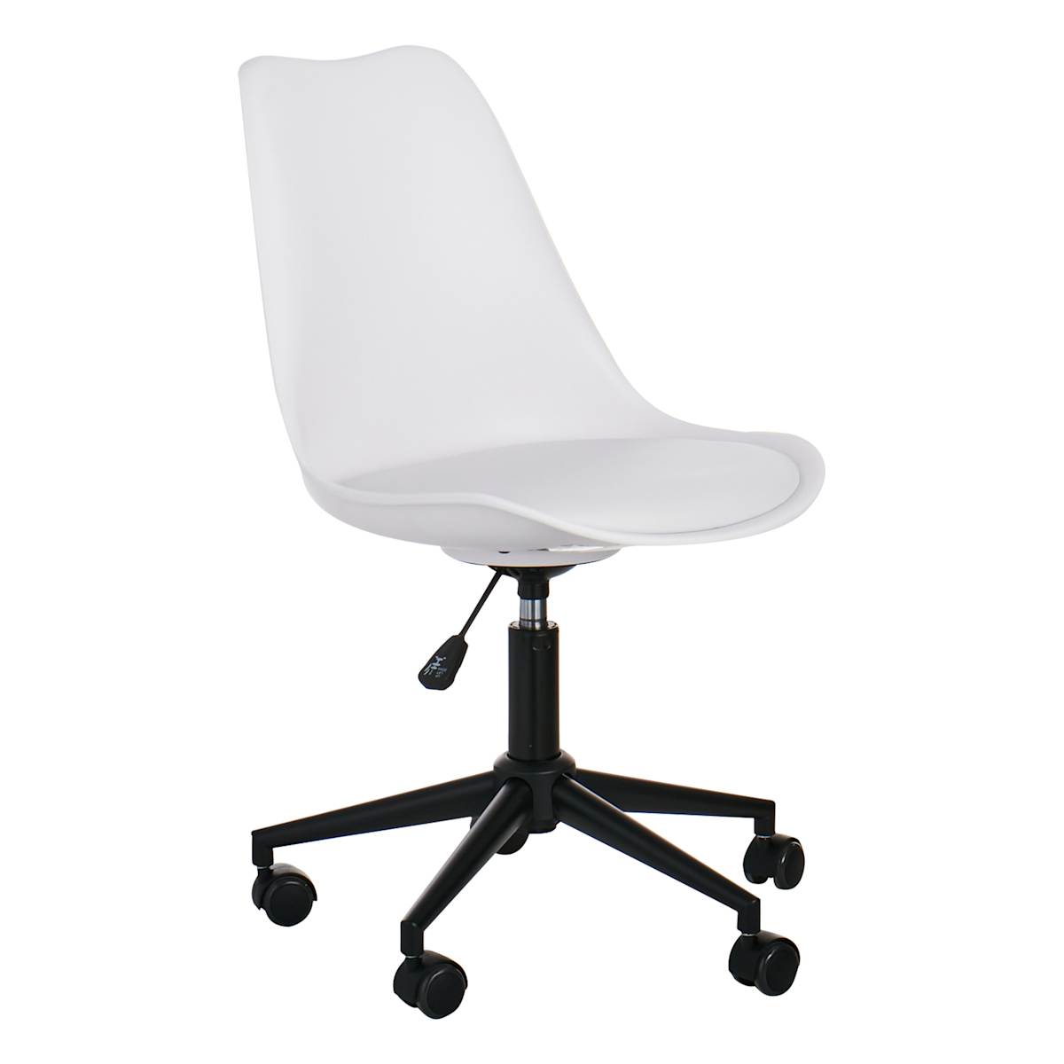 Adjustable White Office Chair At Home