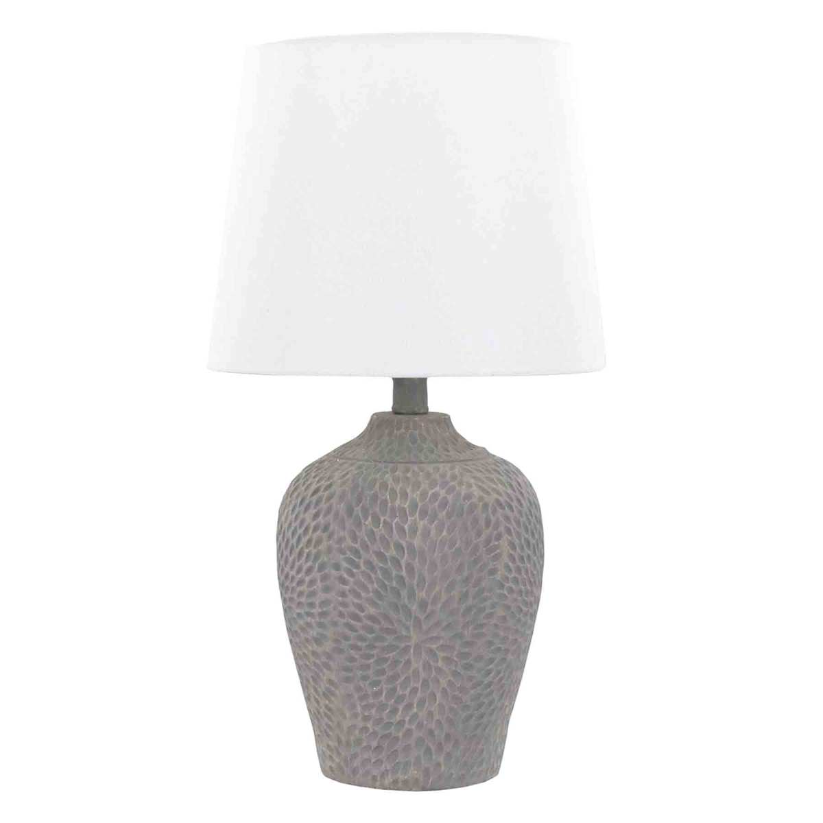 Grey patterned lamp shade store
