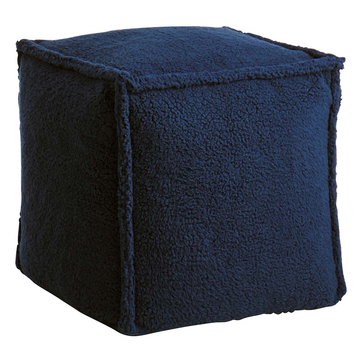 Navy blue pouf discount