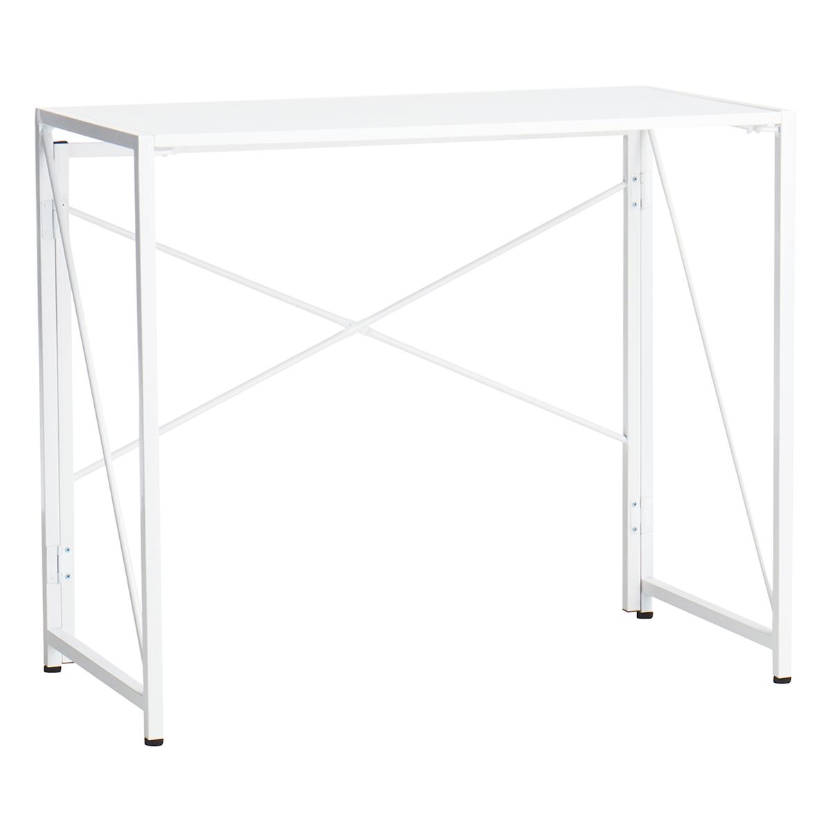 White Folding Desk At Home