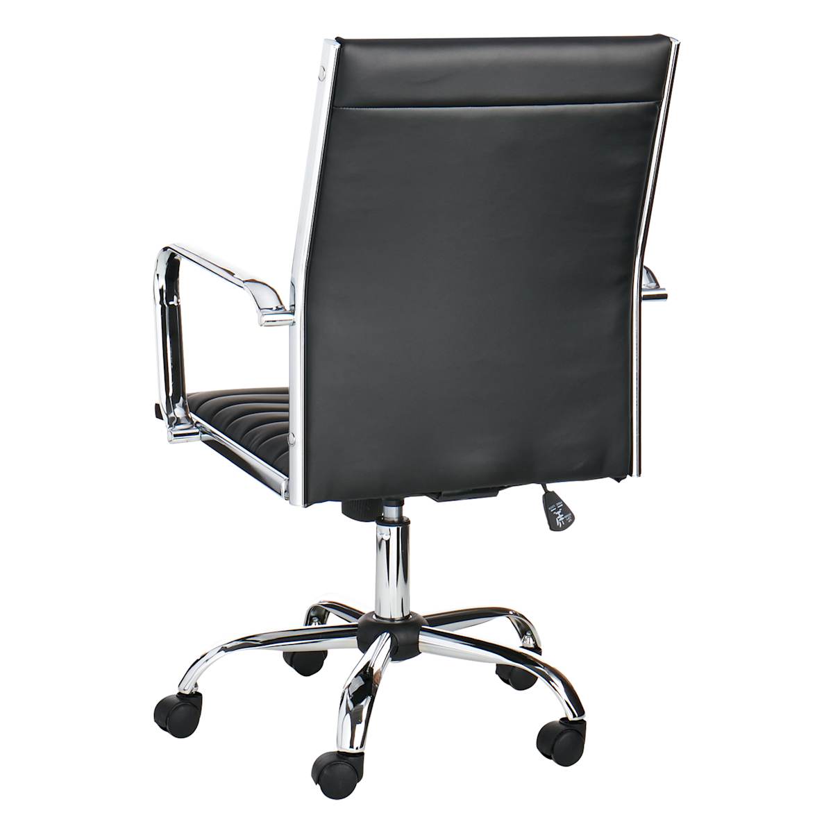 Crosby St. Maxwell Adjustable Faux Leather Office Chair, Black