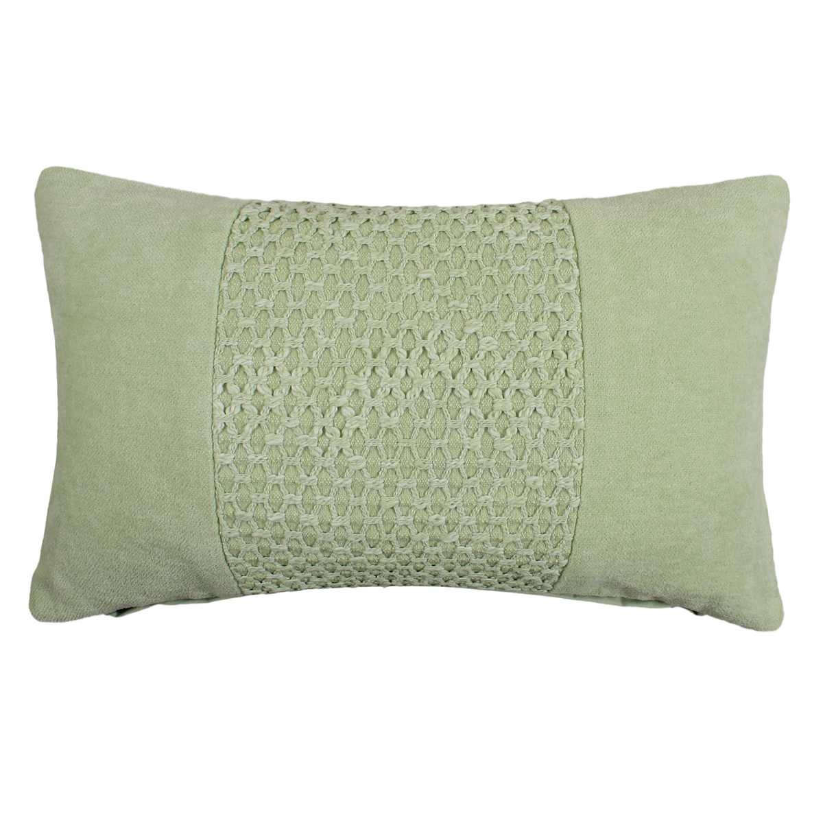 Green textured pillow hotsell