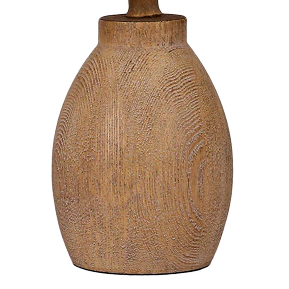 Light Wash Wood Finish Mini Lamp with Shade 12