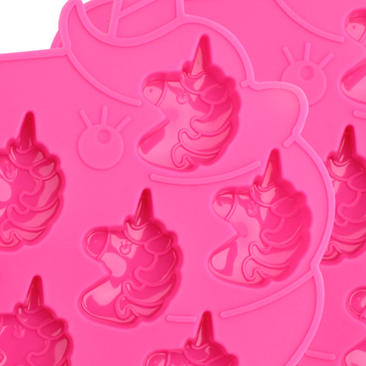 2 Pack Pink Unicorn Silicone Mold