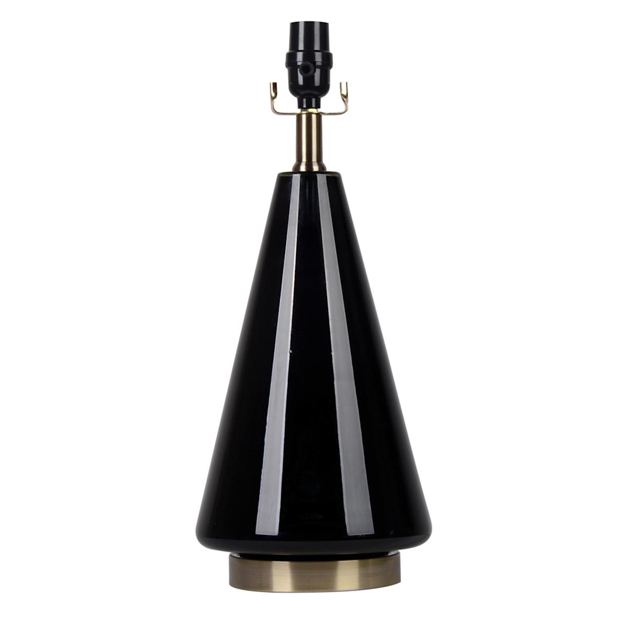 Smoked glass lamp base online