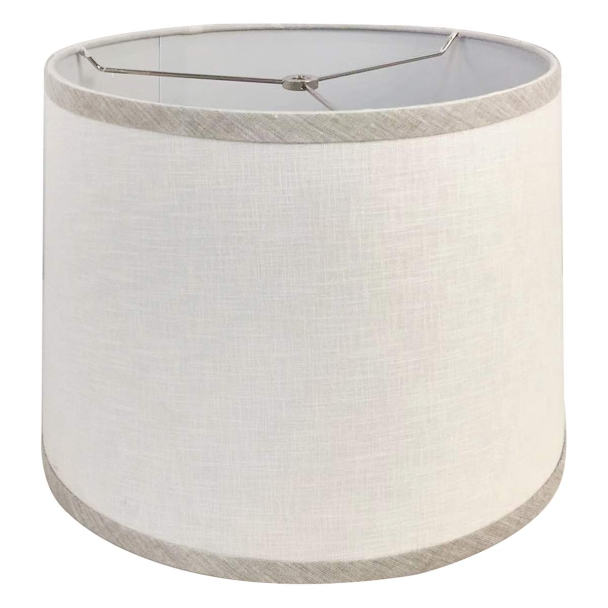 Gray drum lamp shade on sale