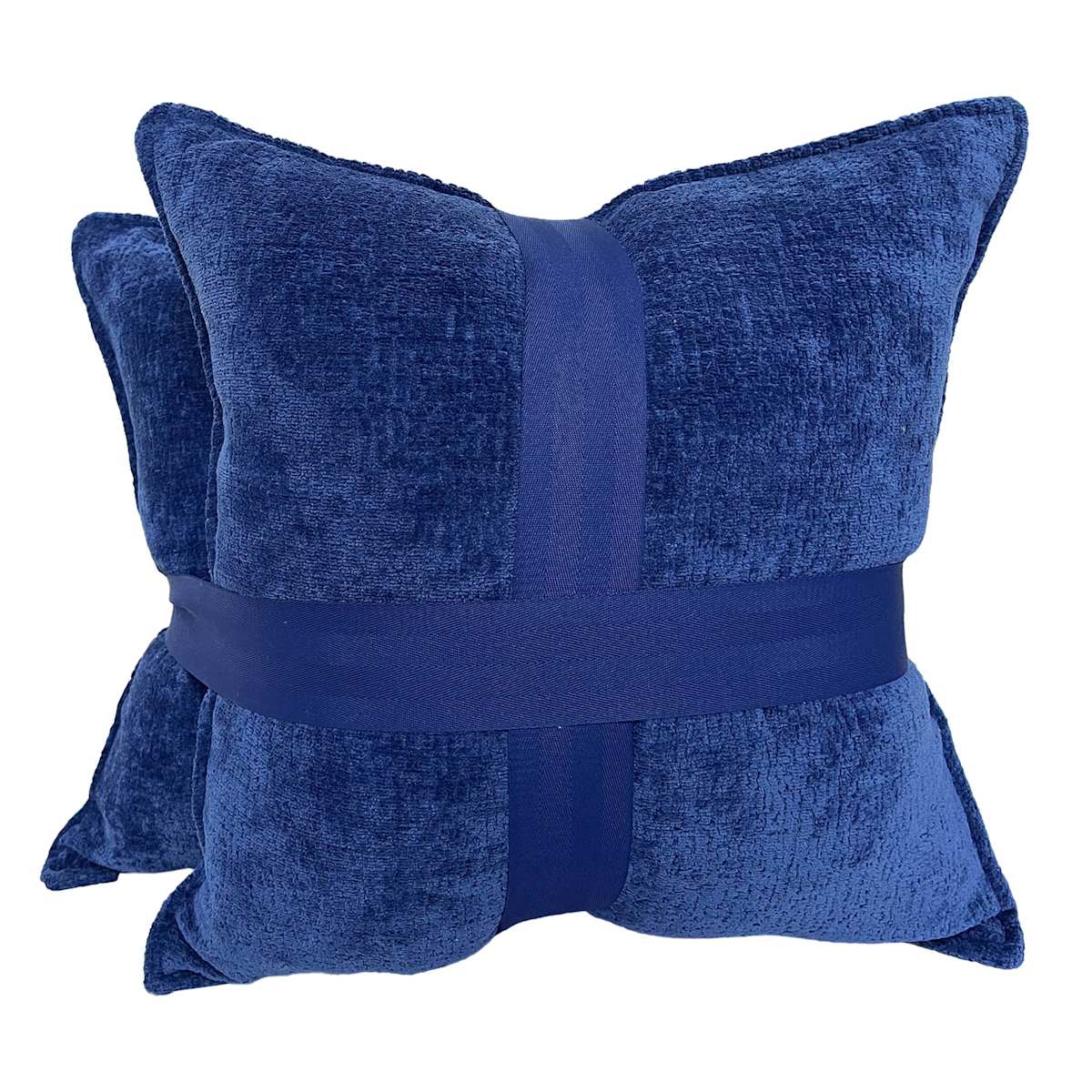 Navy textured throw pillow outlet