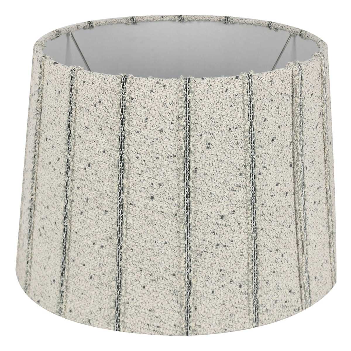 Textured lamp shade top
