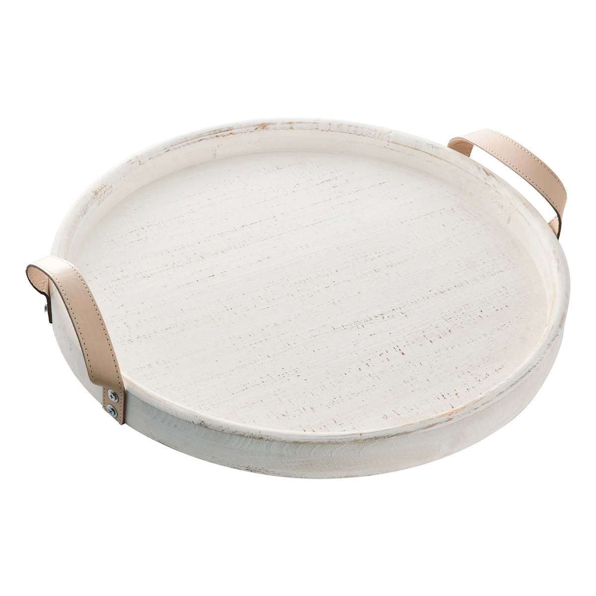 White round serving tray top