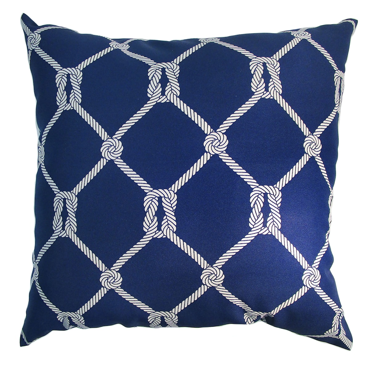 Navy Rope Oversized Outdoor Throw Pillow 20 At Home