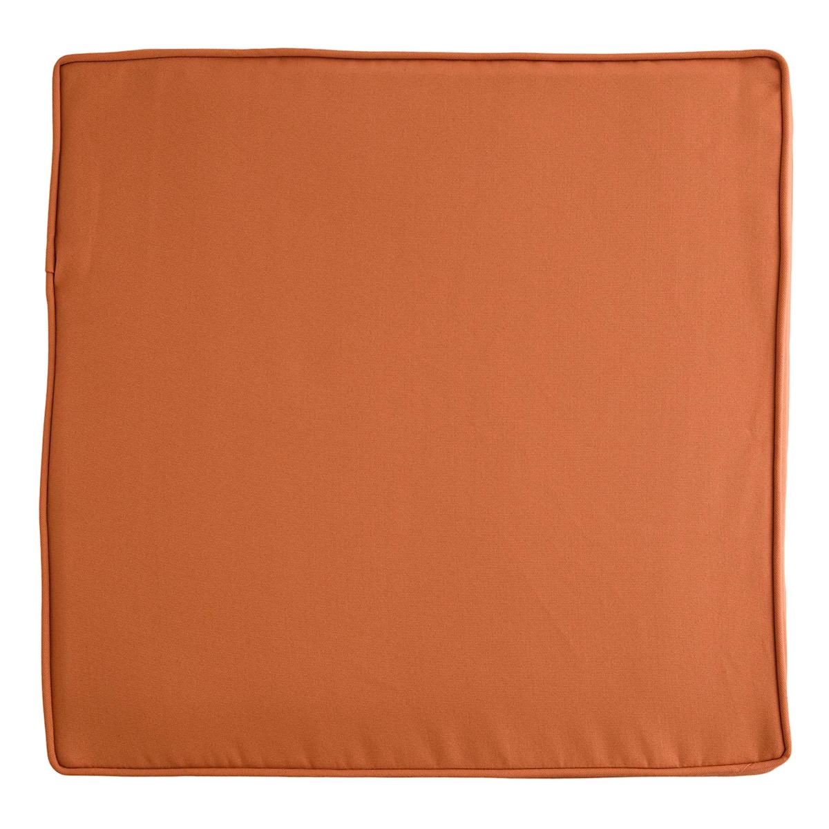 Terracotta Canvas Single Outdoor Deep Seat Cushion