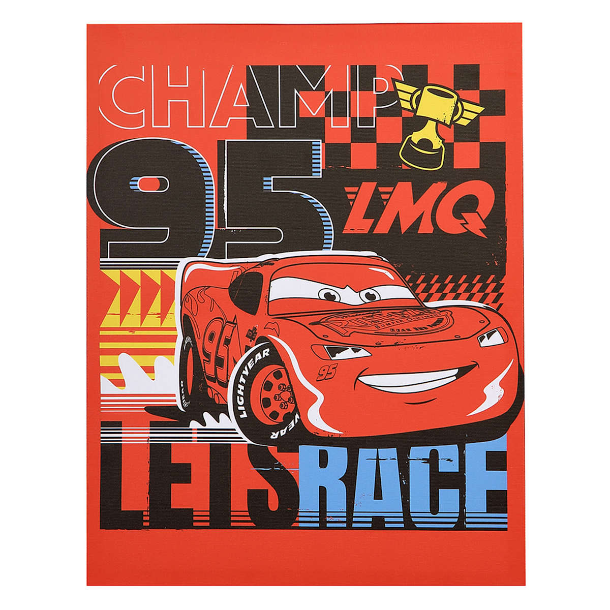 Lightning mcqueen poster best sale