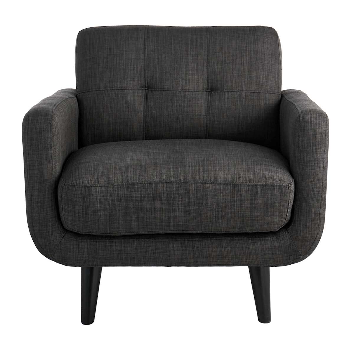 Tufted Charcoal Chair At Home