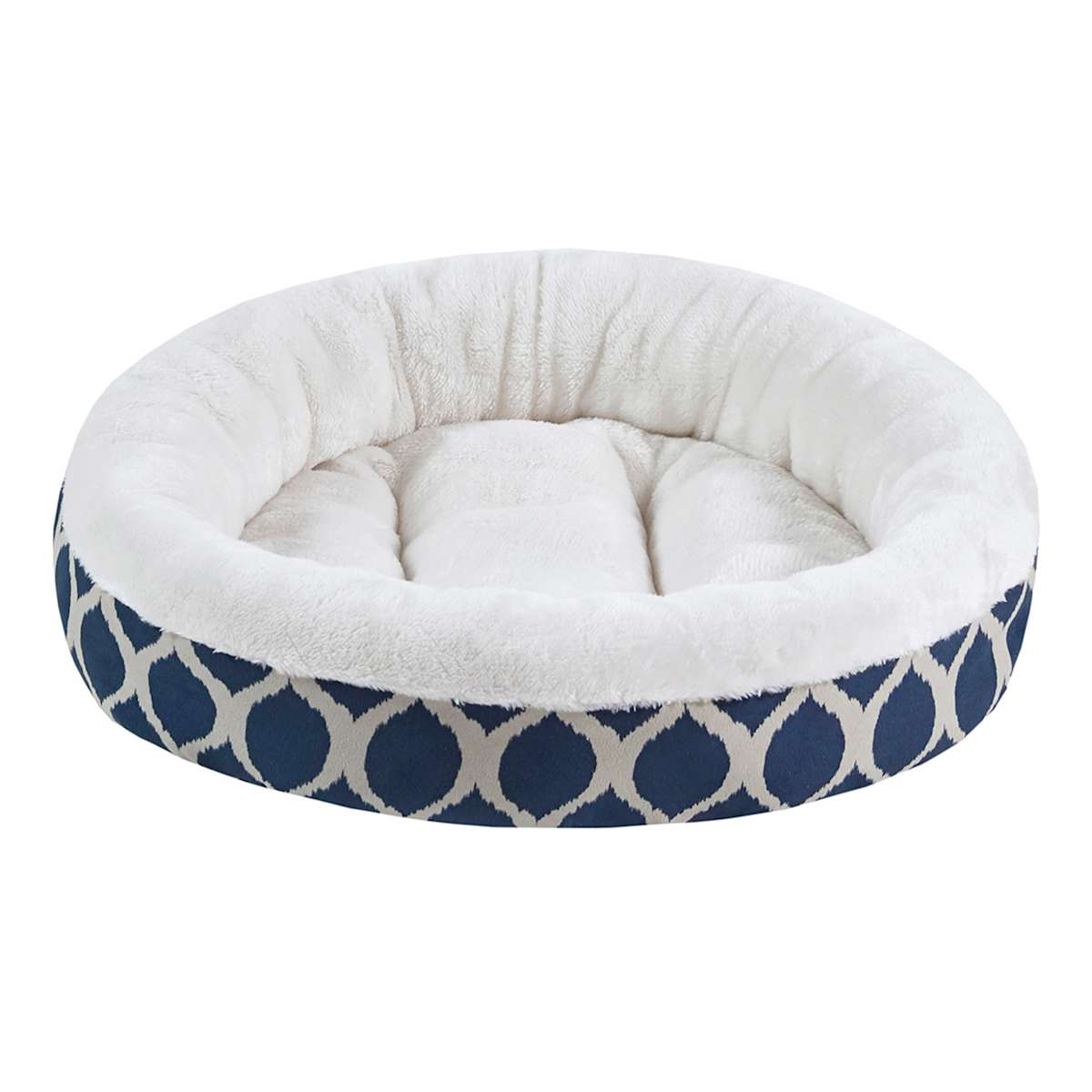 Navy dog bed clearance