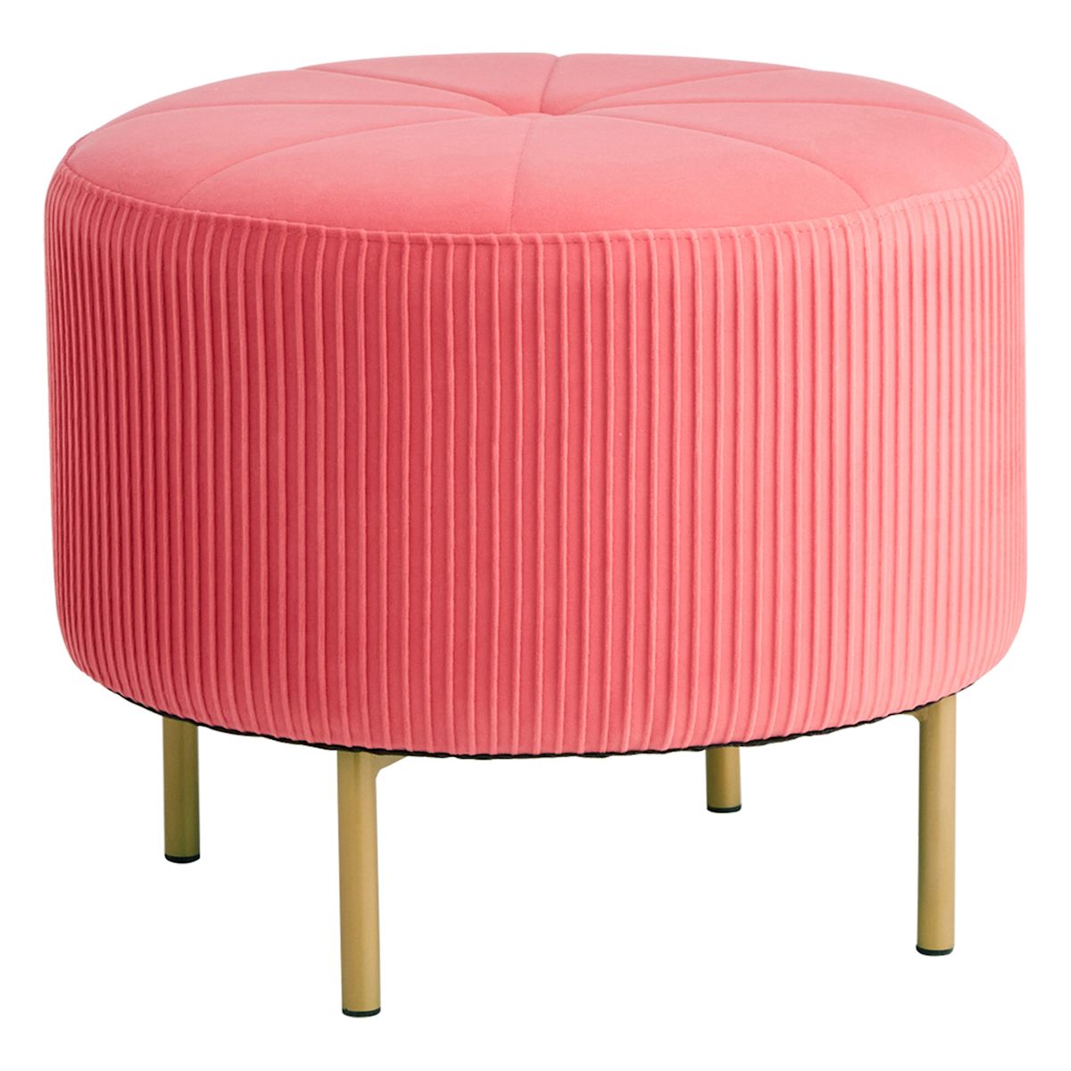 Bright pink footstool discount