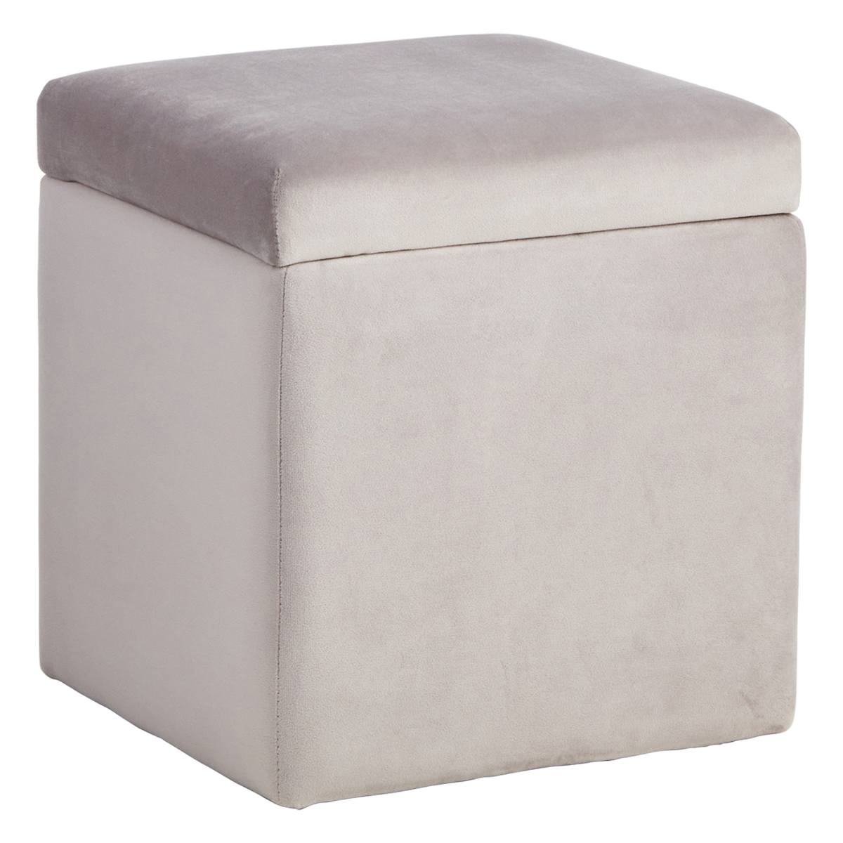 Stuart Square Storage Ottoman Grey