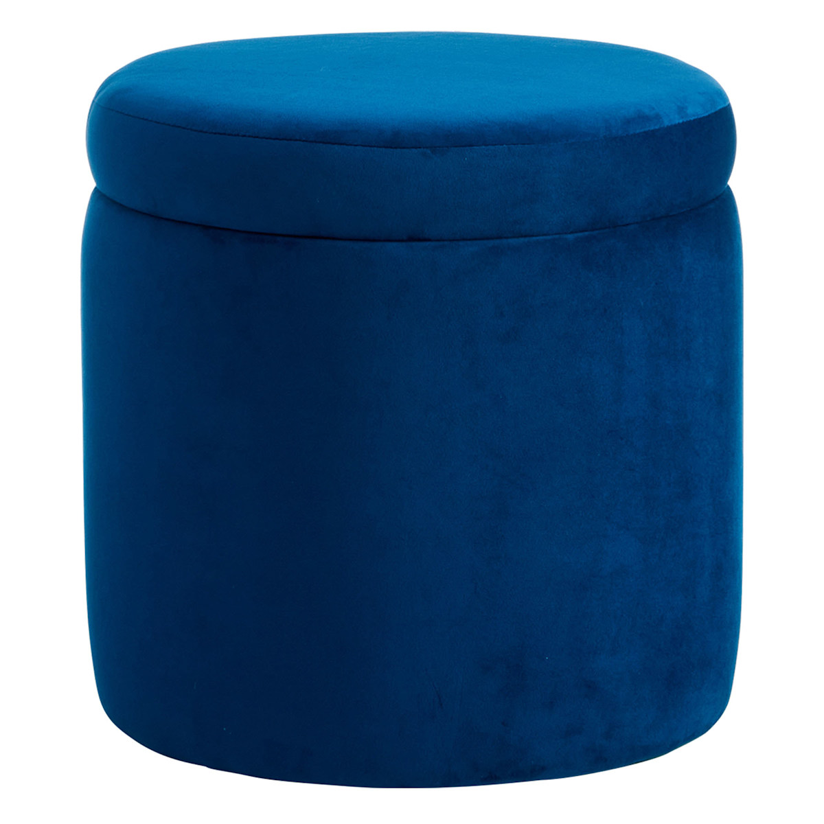 Round ottoman navy discount