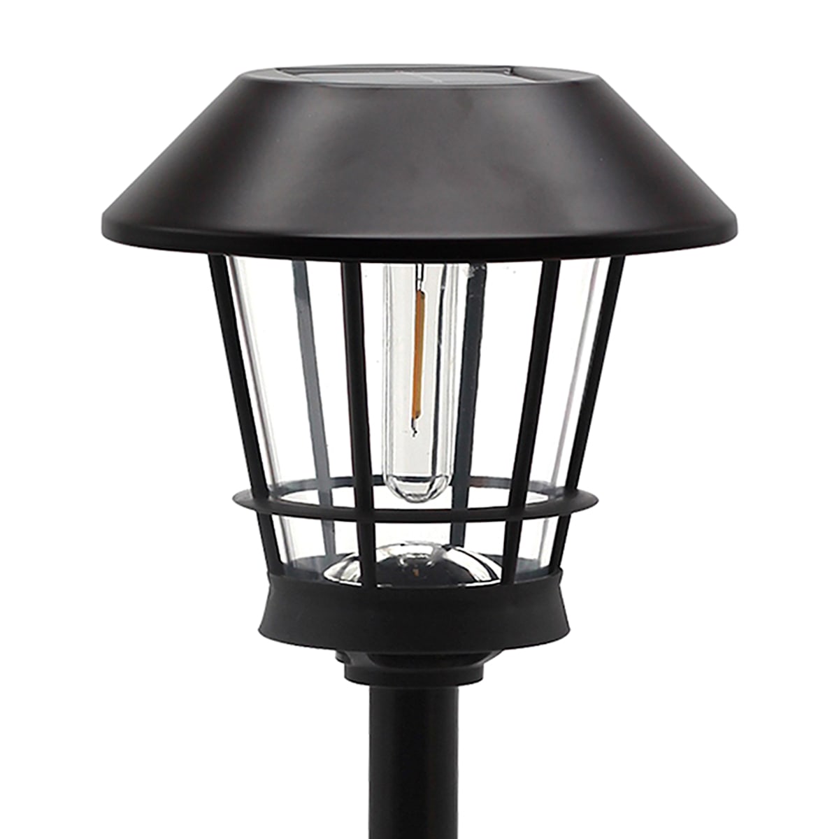 LED Vintage Style Bulb Solar Pathway Light At Home