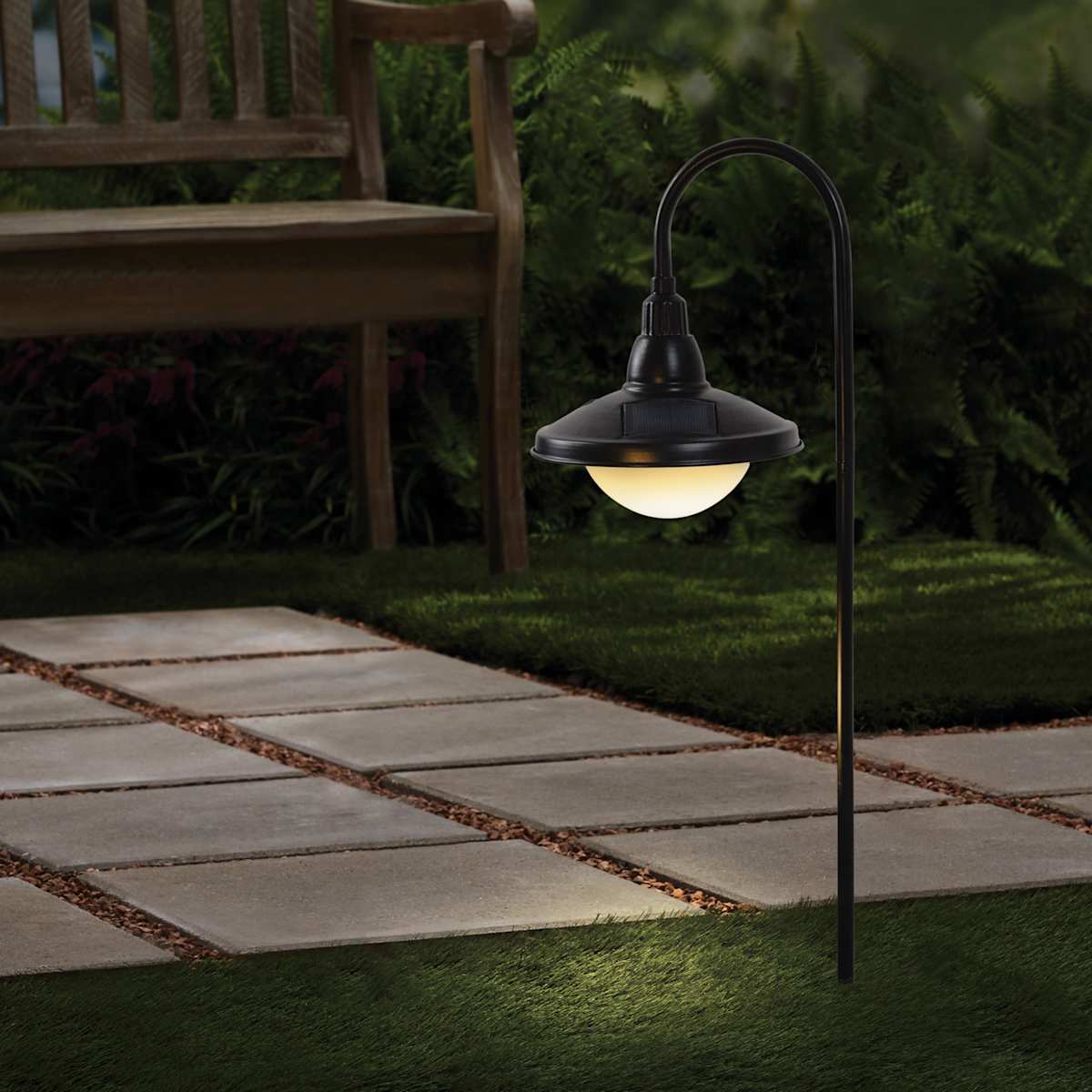 Black Solar Downlight at Home Sold by at Home