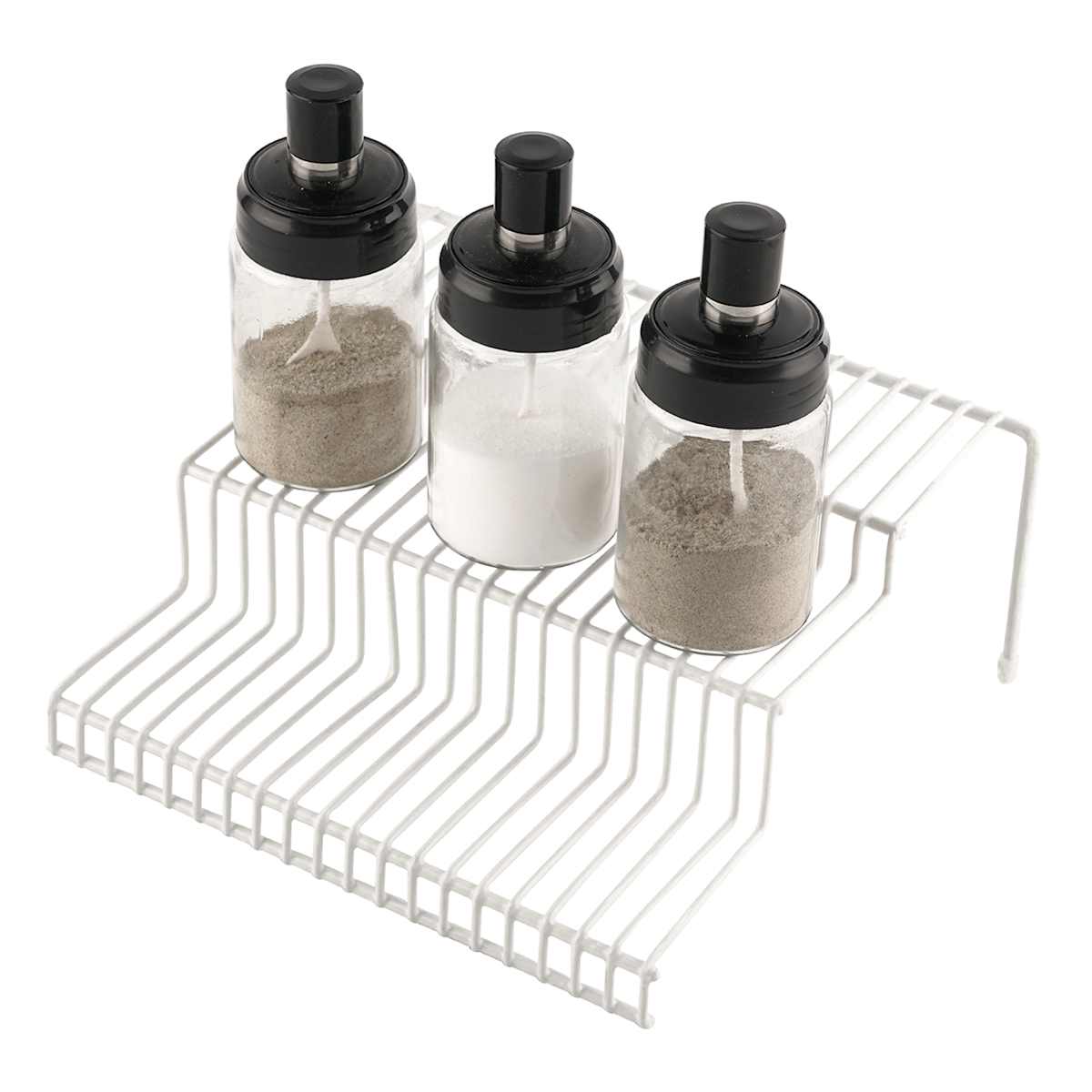 White wire spice rack online