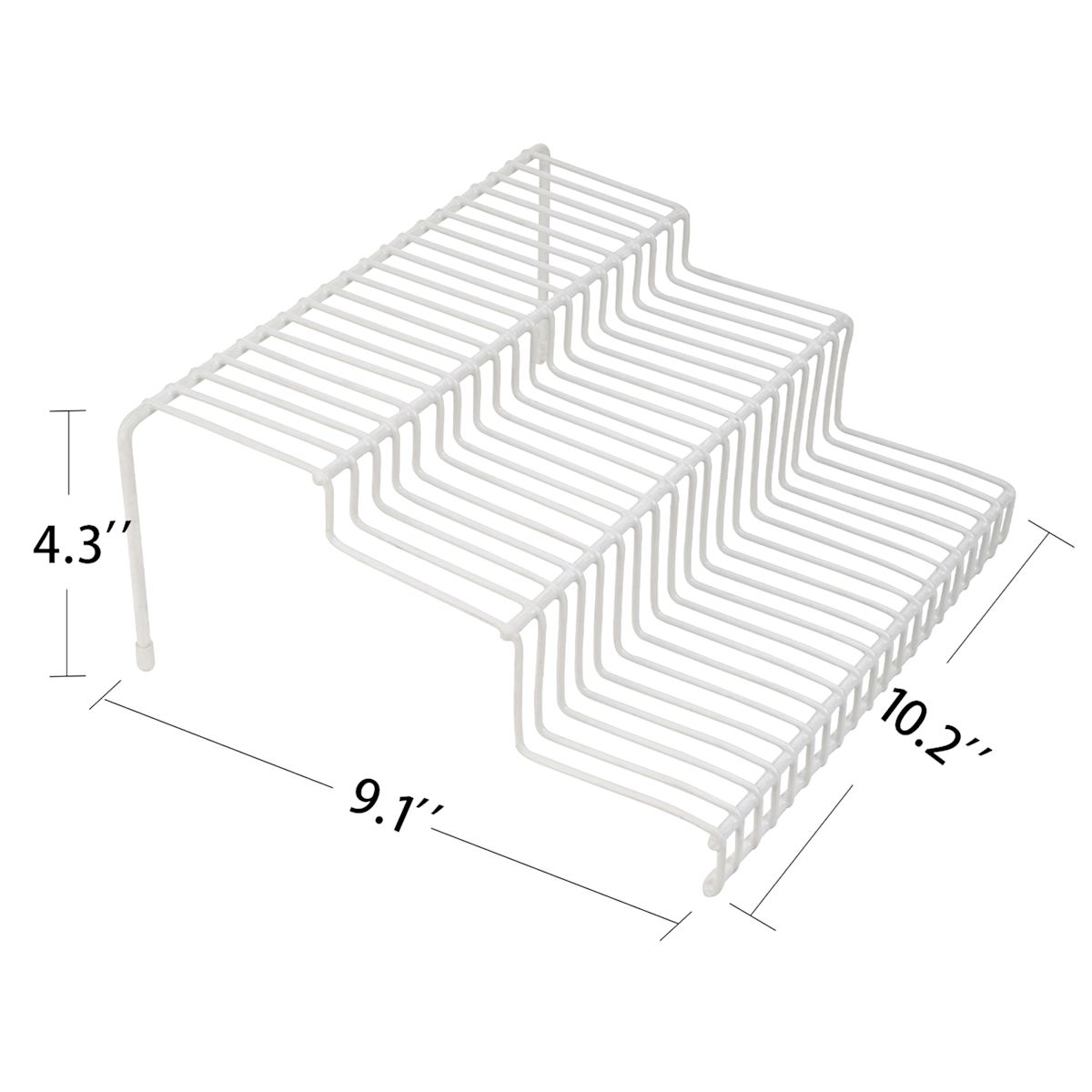 3 Tier White Wire Spice Rack