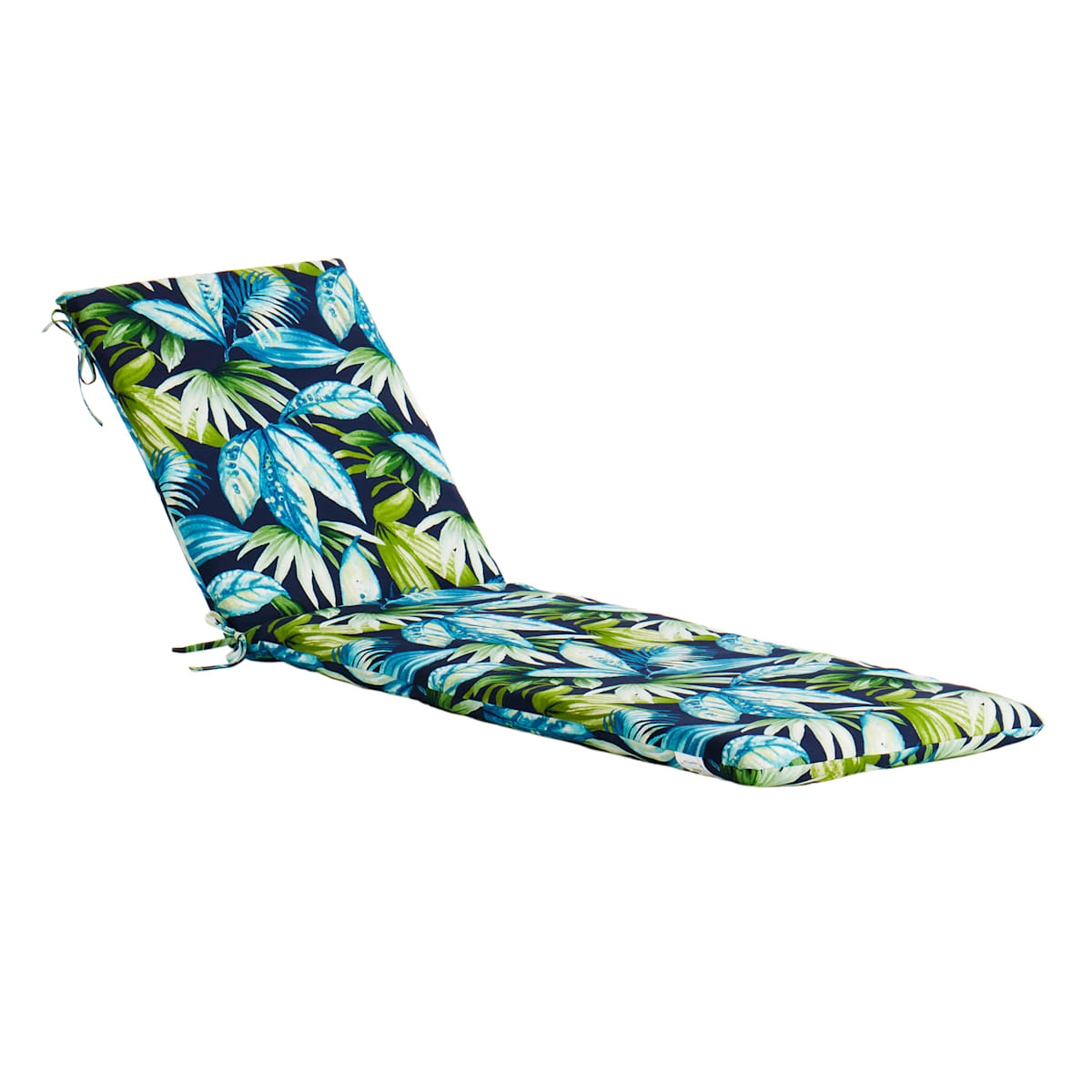 Seneca Navy Blue Basic Outdoor Chaise Lounge Cushion at Home Sold by at Home
