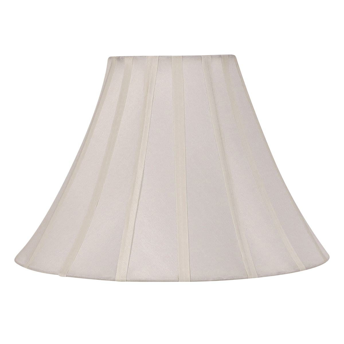 White satin lamp shade top