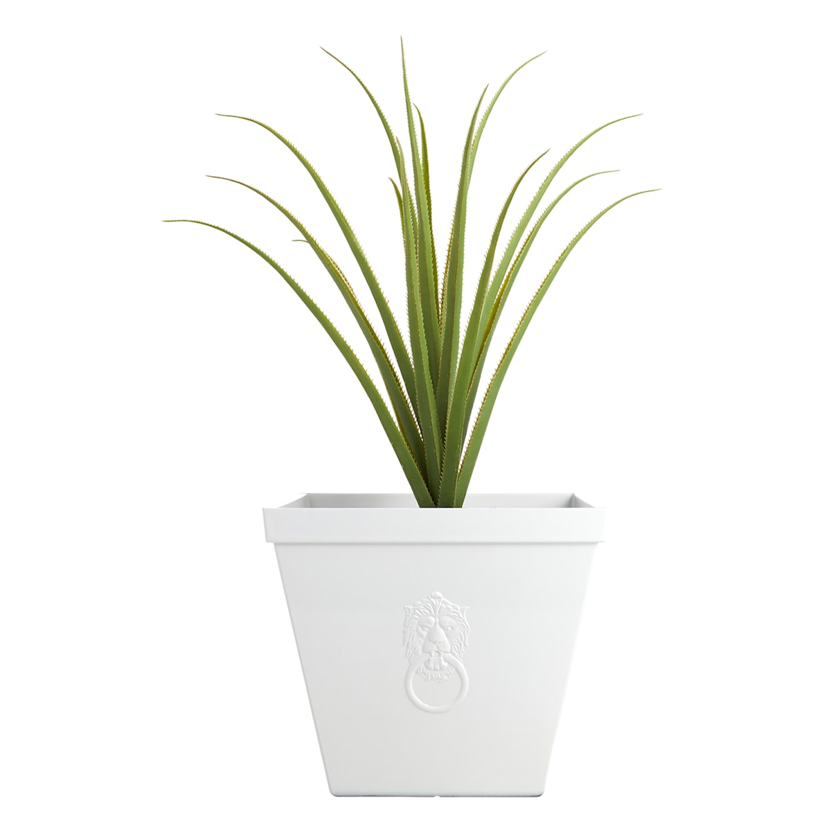 Providence White Sarabi Square Outdoor Planter, Large | At Home