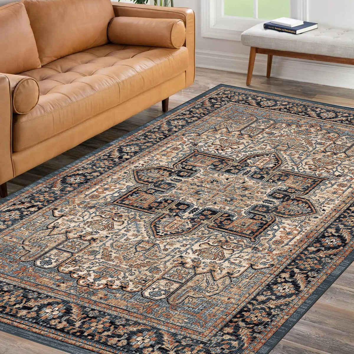 未使用　ACME Furniture TRIGON RUG 140＊200 ACME Furniture TRIGON RUG 200×140 Origin 21 with STAINMASTER