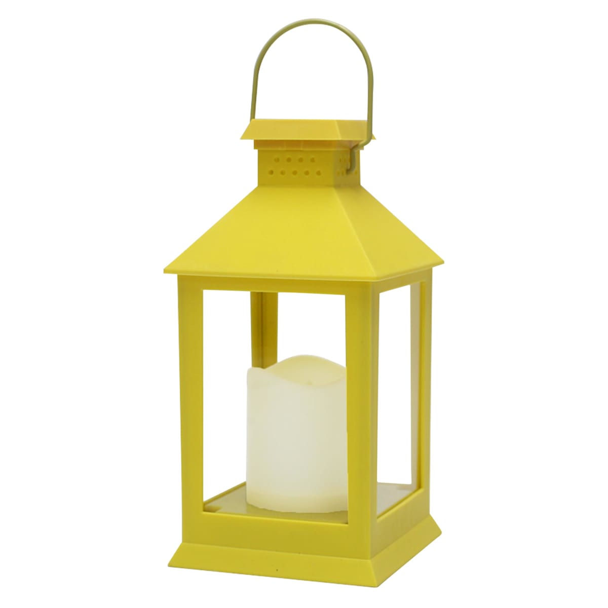 Yellow Solar Outdoor Lantern 9 At Home